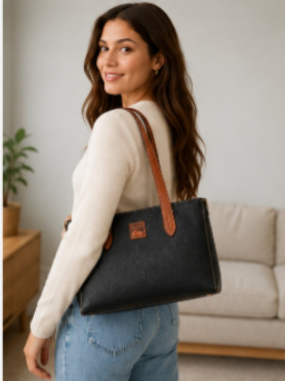 Dooney & Bourke Pebble Grain Leather Tote Bag
